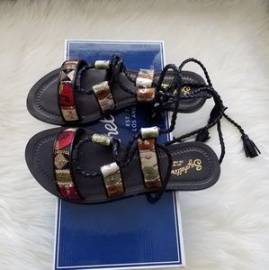 Seychelles lace up sandals size 7.5